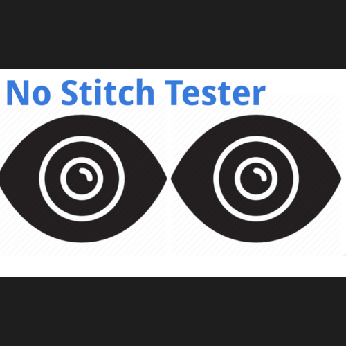 No Stitch Tester